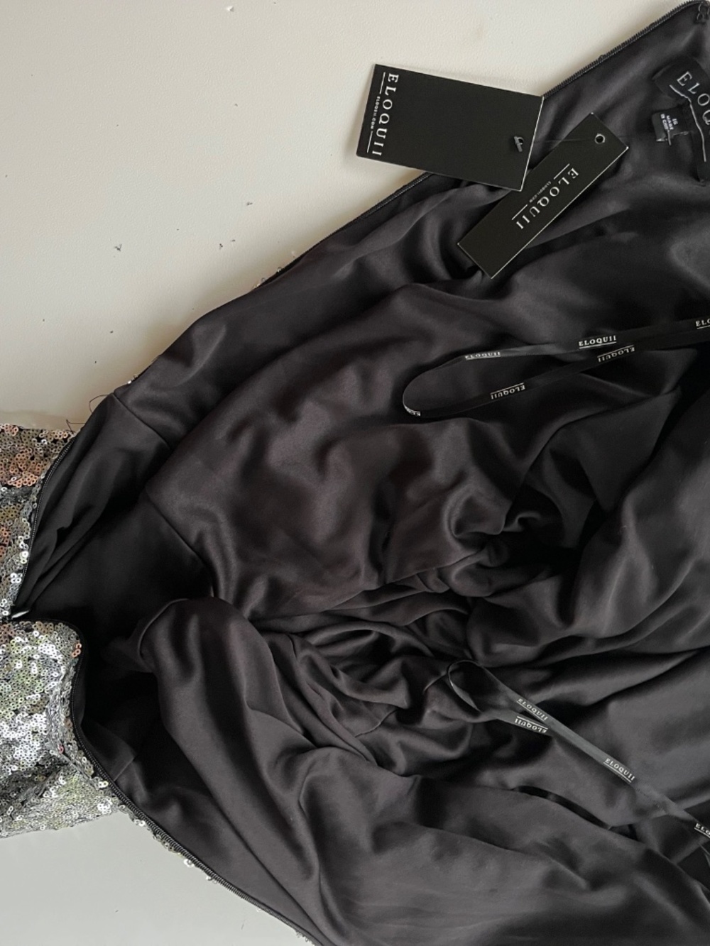 Eloquii long sleeve sequin dress size 16 - Picture 10 of 12